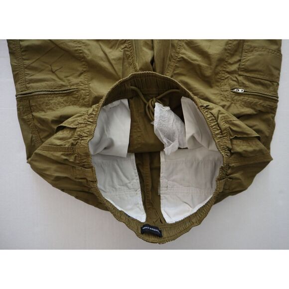 Standard Cloth x Urban Outfitters OB1664250 Men's Sz S Green Seamed Cargo Pants - Picture 5 of 14